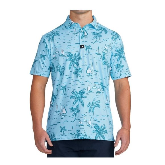 Bad Birdie Other - Bad Birdie The Castaway Polo Shirt - Size - NWT -‎ Size L